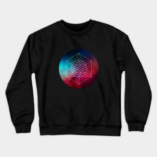 HEXAGONAL ASTRAL GEOMETRY - FOR EDUCATED, WELL-INFORMED INDIVIDUALS LIKE YOURSELF Crewneck Sweatshirt